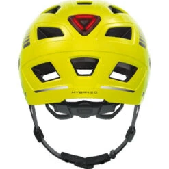 Casque Abus Hyban 2.0 - Signal Jaune -Shimano Magasin casque abus hyban 20 signal jaune 2