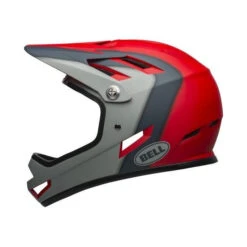 Casque Bell Sanction Rouge/Gris -Shimano Magasin casque bell sanction rouge gris 2