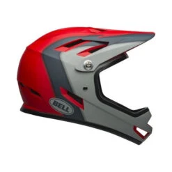 Casque Bell Sanction Rouge/Gris -Shimano Magasin casque bell sanction rouge gris 3