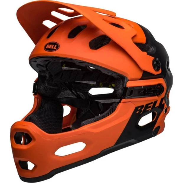 Casque Bell Super 3R MIPS Orange/Noir 1 Casque Bell Super 3R MIPS Orange/Noir