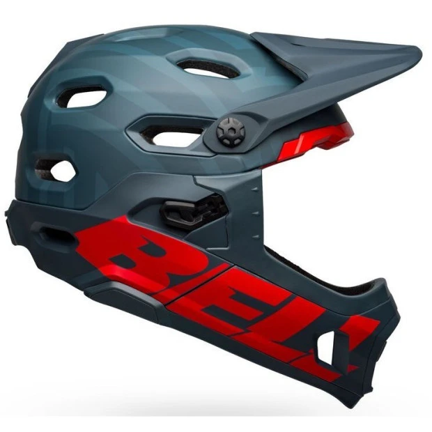 Casque Bell Super DH MIPS Bleu/Rouge 2 Casque Bell Super DH MIPS Bleu/Rouge – Image 2