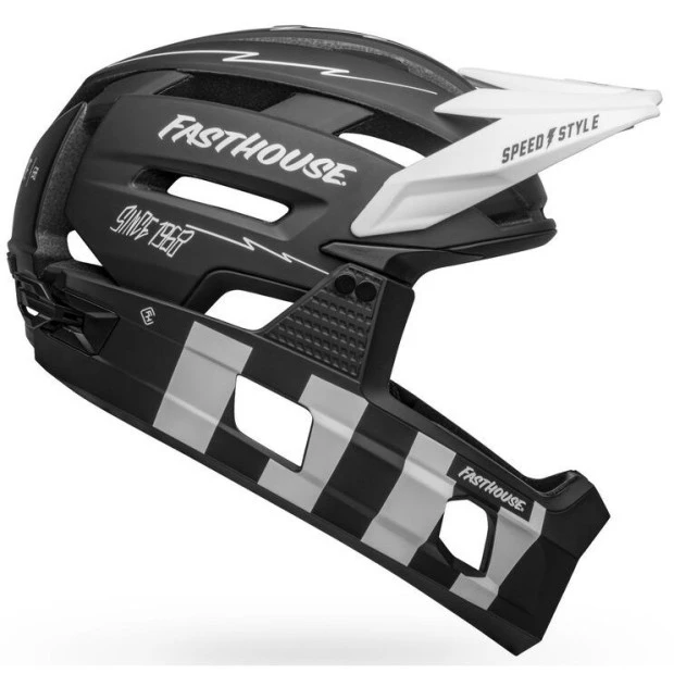 Casque Intégral Bell Super Air R MIPS Noir/Blanc FastHouse 2 Casque Intégral Bell Super Air R MIPS Noir/Blanc FastHouse – Image 2