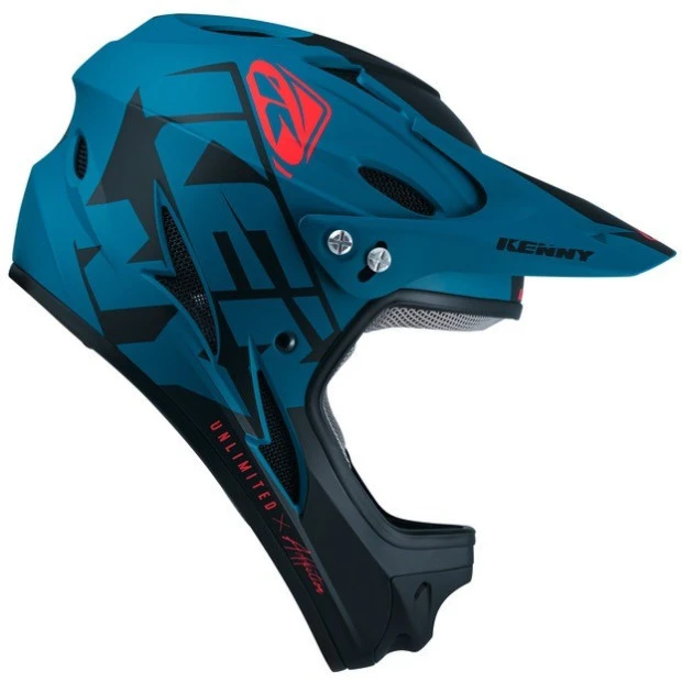 Casque Intégral Kenny Downhill Graphic Bleu Foncé 2 Casque Intégral Kenny Downhill Graphic Bleu Foncé – Image 2