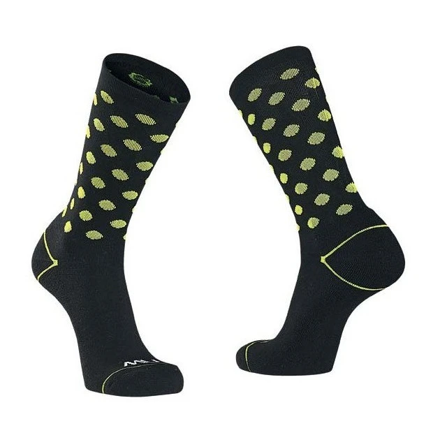 Chaussettes Hiver Northwave Core Noir/Jaune Fluo 1 Chaussettes Hiver Northwave Core Noir/Jaune Fluo