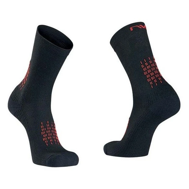 Chaussettes Hiver Northwave Fast Winter Noir/Rouge 1 Chaussettes Hiver Northwave Fast Winter Noir/Rouge