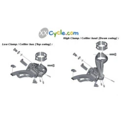 Dérailleur Avant Shimano Deore XT FD-M8000-D - Side Swing 4 Dérailleur Avant Shimano Deore XT FD-M8000-D - Side Swing -Shimano Magasin derailleur avant shimano deore xt fd m8000 d side swing 1