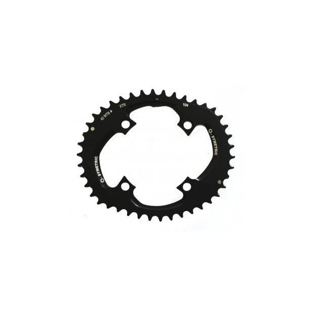 Plateaux VTT OSymetric Shimano XTR FC-M980 104/64mm 42/34/24 Dents Noir 2 Plateaux VTT OSymetric Shimano XTR FC-M980 104/64mm 42/34/24 Dents Noir – Image 2