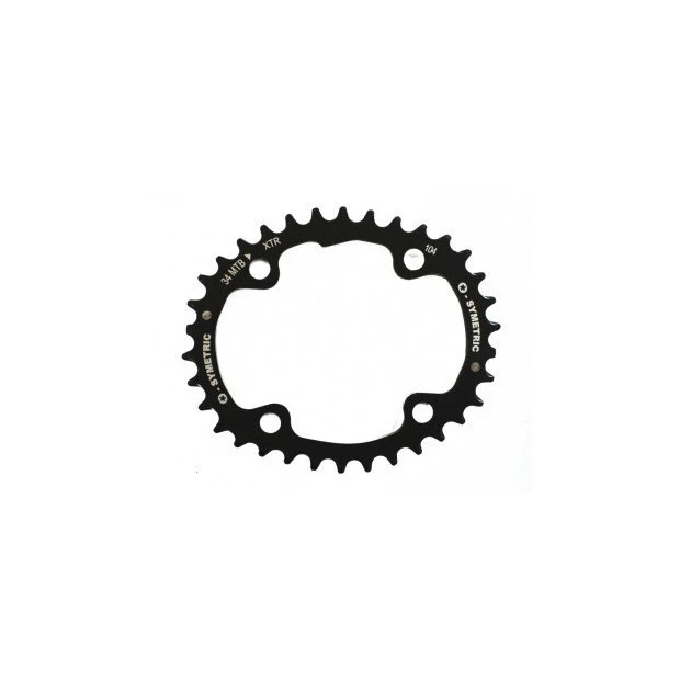Plateaux VTT OSymetric Shimano XTR FC-M980 104/64mm 42/34/24 Dents Noir 3 Plateaux VTT OSymetric Shimano XTR FC-M980 104/64mm 42/34/24 Dents Noir – Image 3