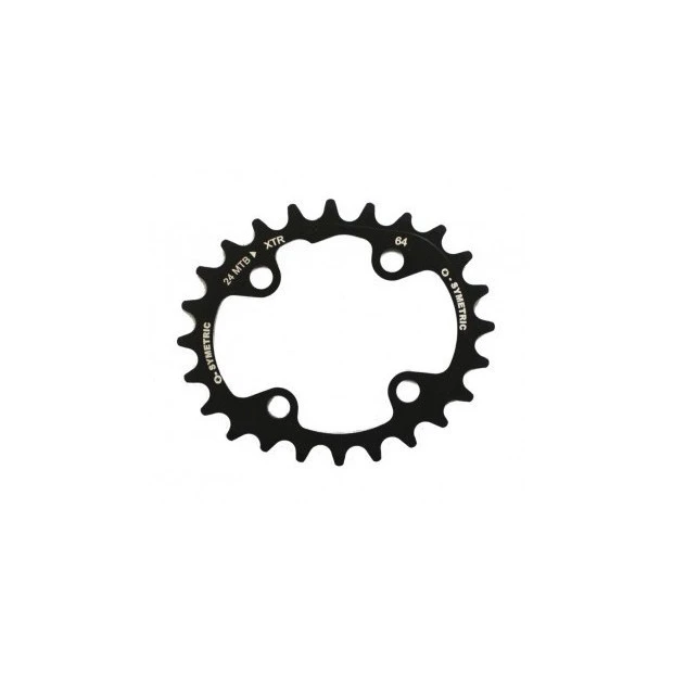 Plateaux VTT OSymetric Shimano XTR FC-M980 104/64mm 42/34/24 Dents Noir 4 Plateaux VTT OSymetric Shimano XTR FC-M980 104/64mm 42/34/24 Dents Noir – Image 4